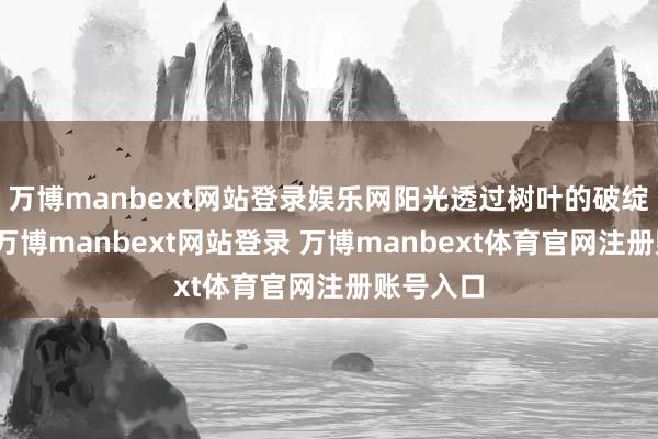 万博manbext网站登录娱乐网阳光透过树叶的破绽洒下来-万博manbext网站登录 万博manbext体育官网注册账号入口