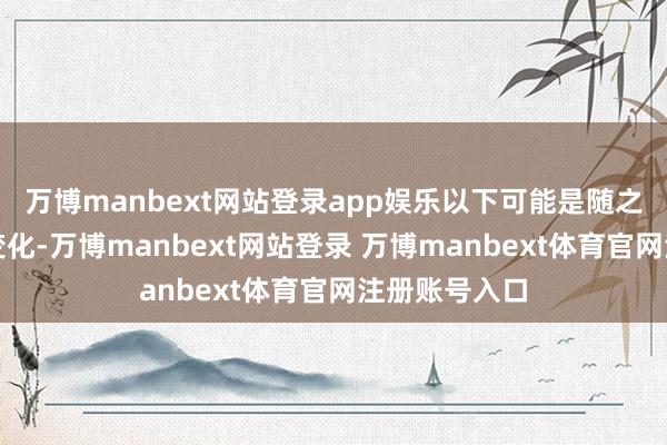 万博manbext网站登录app娱乐以下可能是随之而来的紧要变化-万博manbext网站登录 万博manbext体育官网注册账号入口